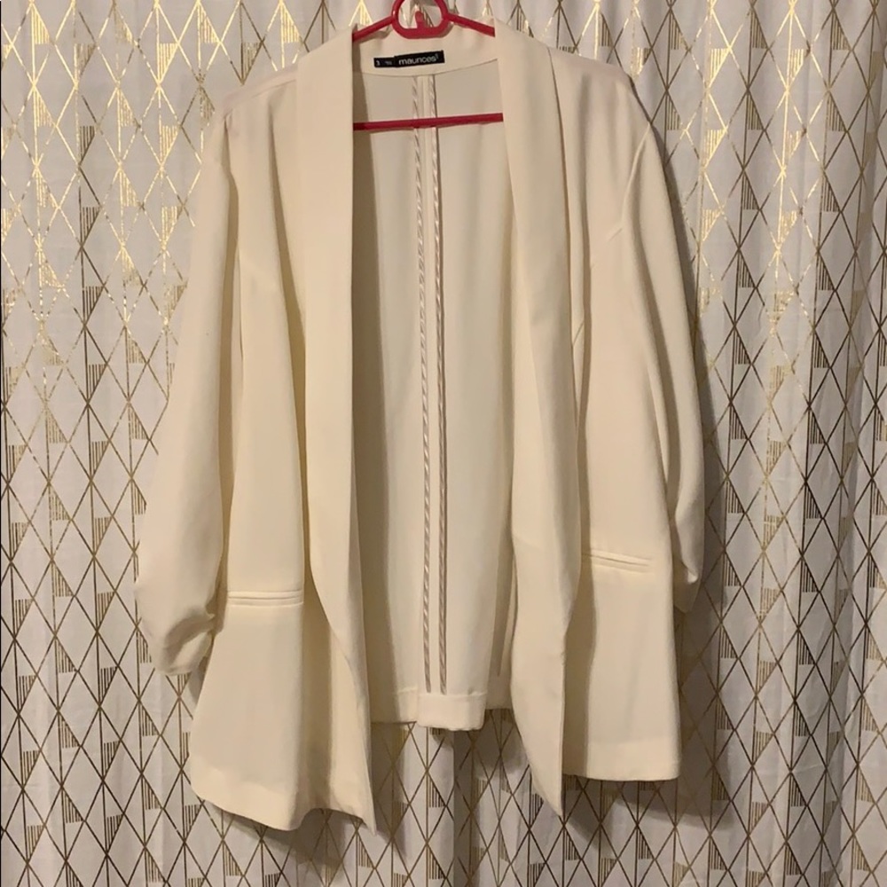 Cream blazer
